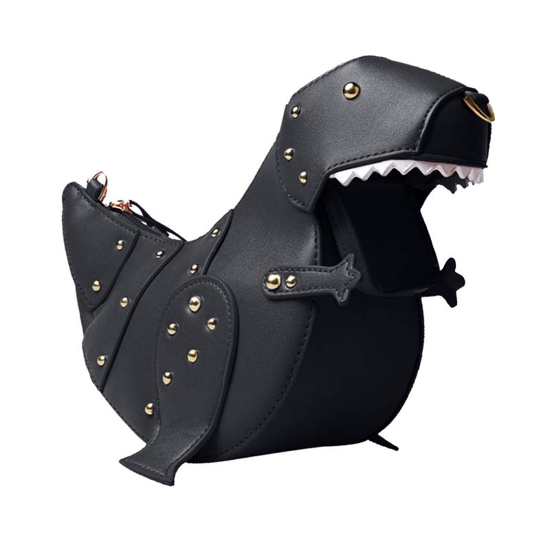 SUKUTU Upgrade Dinosaur Shape PU Leather Rivet Purses for Women, New Girls Crossbody Purses Shoulder Bag - Image 1